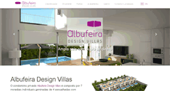 Desktop Screenshot of albufeiradesignvillas.com